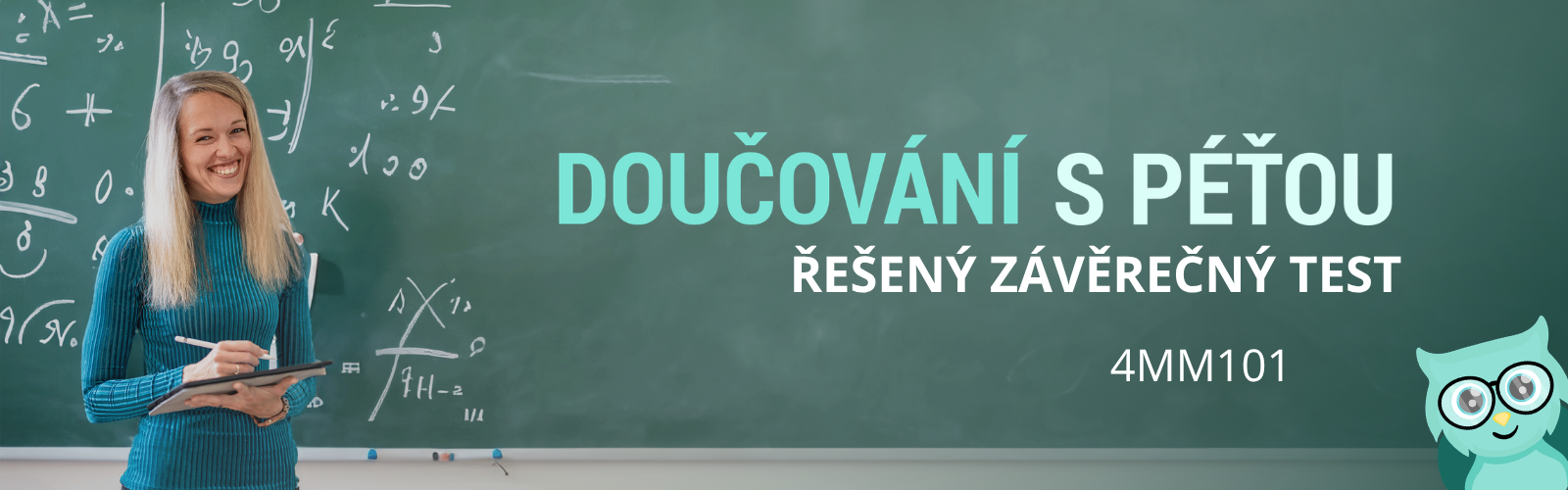 Matematika 4MM101: Řešený závěrečný test