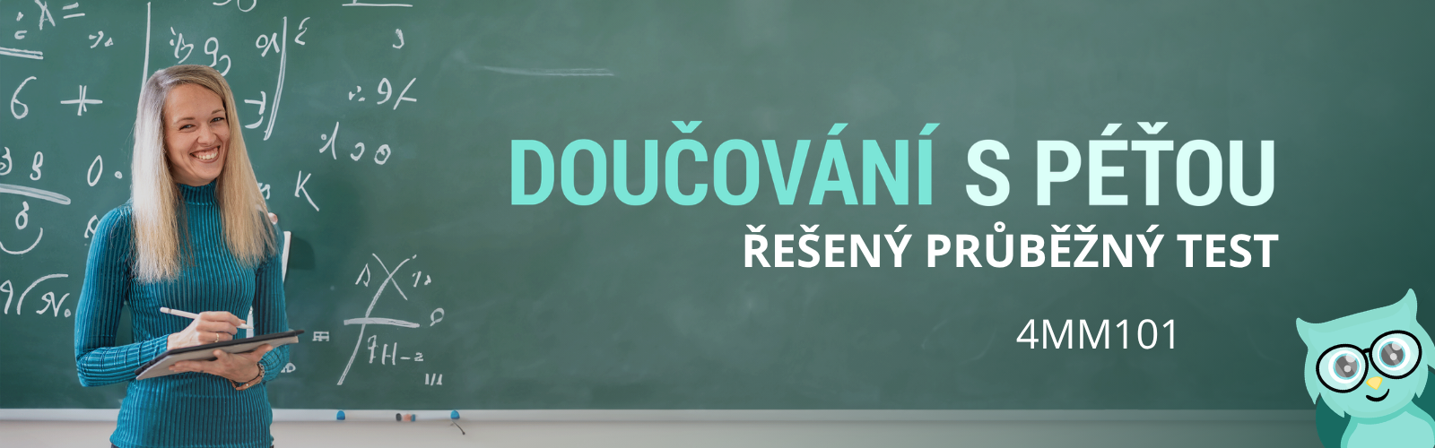 Matematika 4MM101: Řešený průběžný test